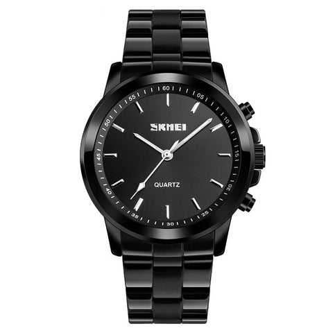 SKMEI Men's Analog Smart Watch – 1324 black color