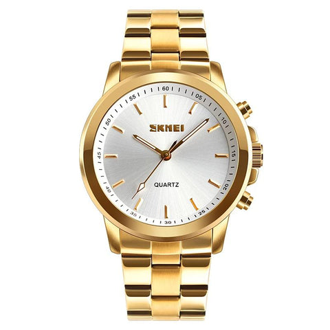 SKMEI Men's Analog Smart Watch – 1324 gold