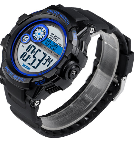 SKMEI Men's Digital Sports LED Wrist Watch - 1387
